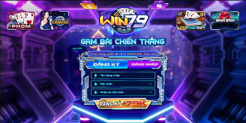 Đăng nhập Win79 để trải nghiệm sân chơi chuyên nghiệp, an toàn